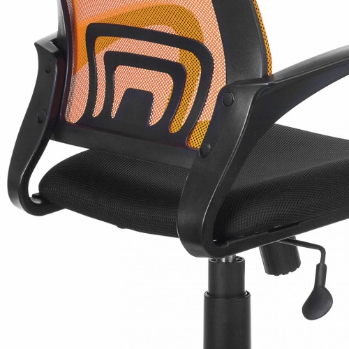 Кресло оператора Brabix Fly MG-396 ткань/сетка, черно-оранжевое 532084 фото 6
